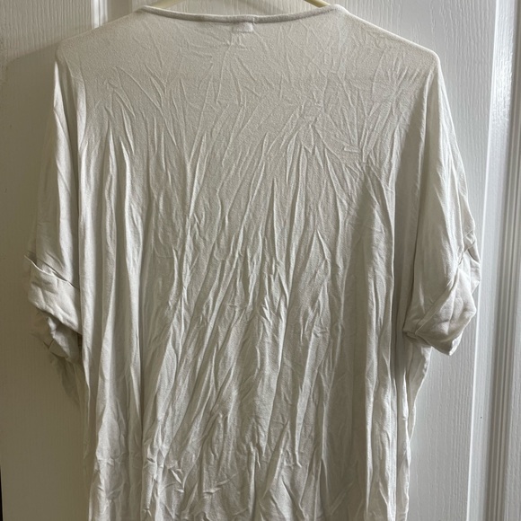 EUC Double Zero Drape Wrap Top - Picture 2 of 4
